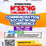 The National Commemoration of International Missing Children’s Day 2026
